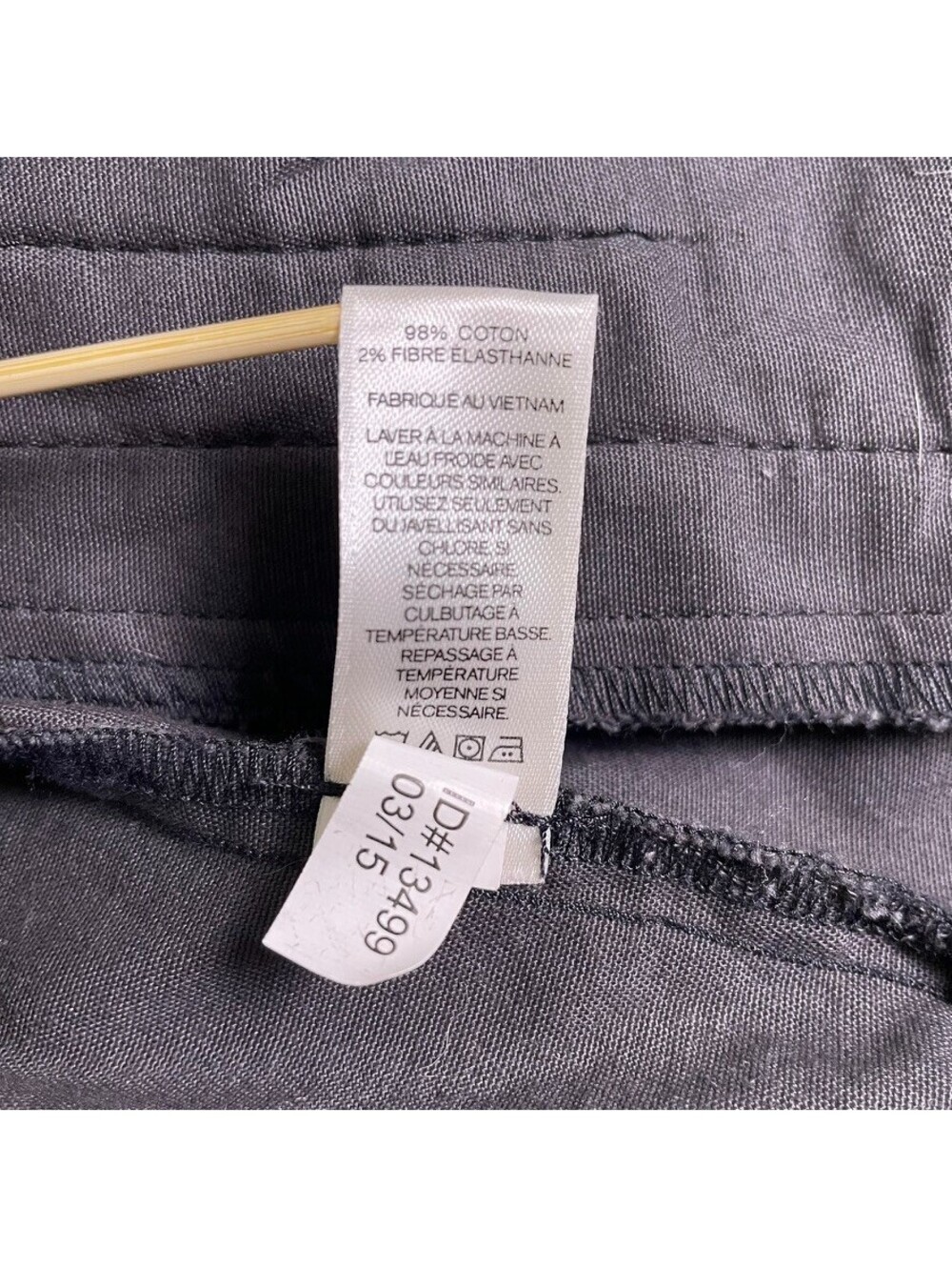Express Moto Jacket Womens 10 Gray Zip Front Stretch Biker Cotton Utility Casual - Picture 8 of 9